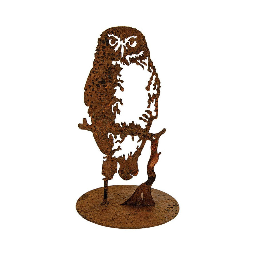 Owl on Branch – Metal (Pkg. 6)