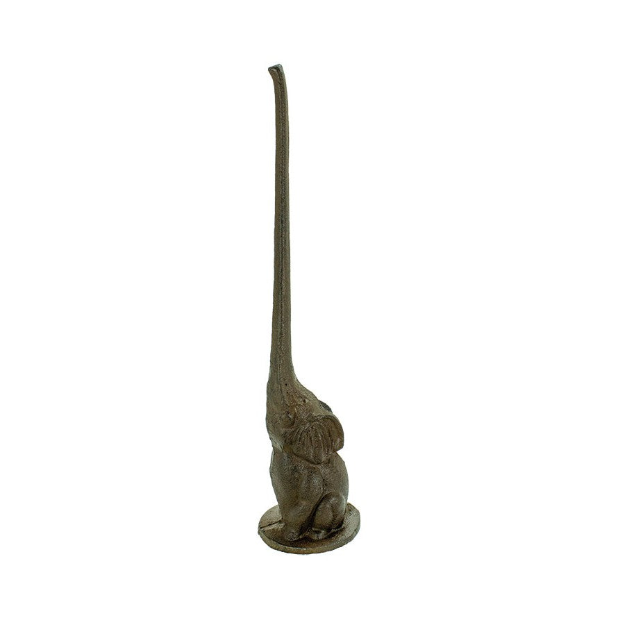 Elephant Paper Towel Holder (Rust)