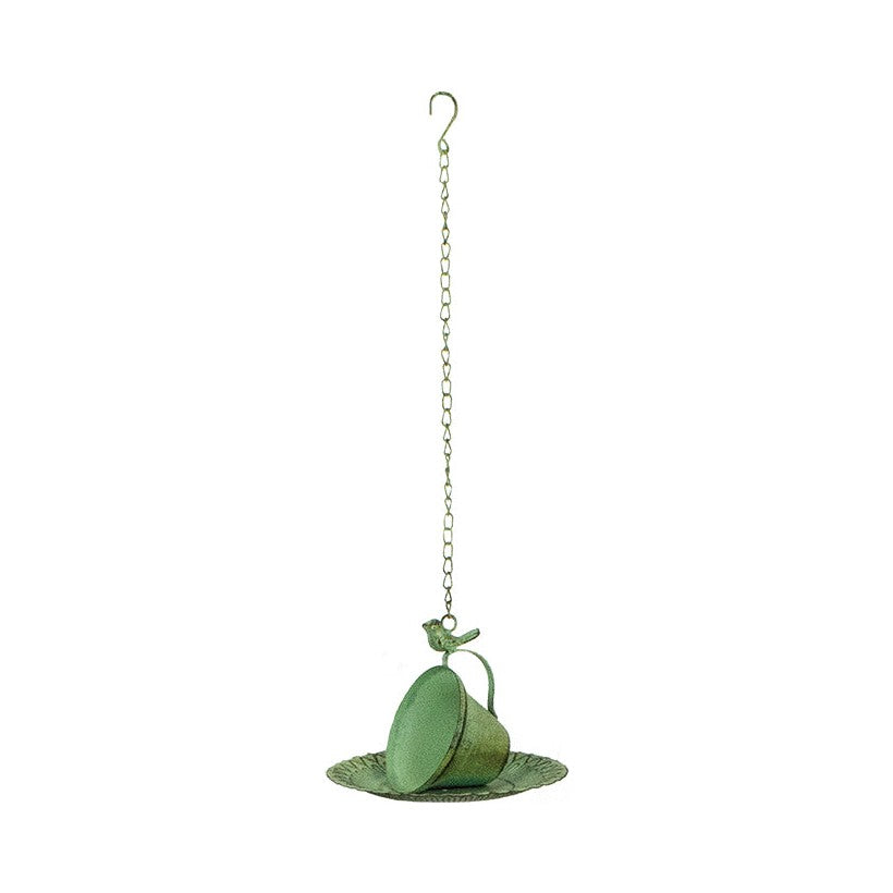 Bird on Cup Feeder – Green (Min. 2)