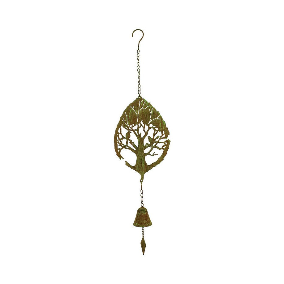 Tree Plaque w/Bell – Verdigris (Min. 2)