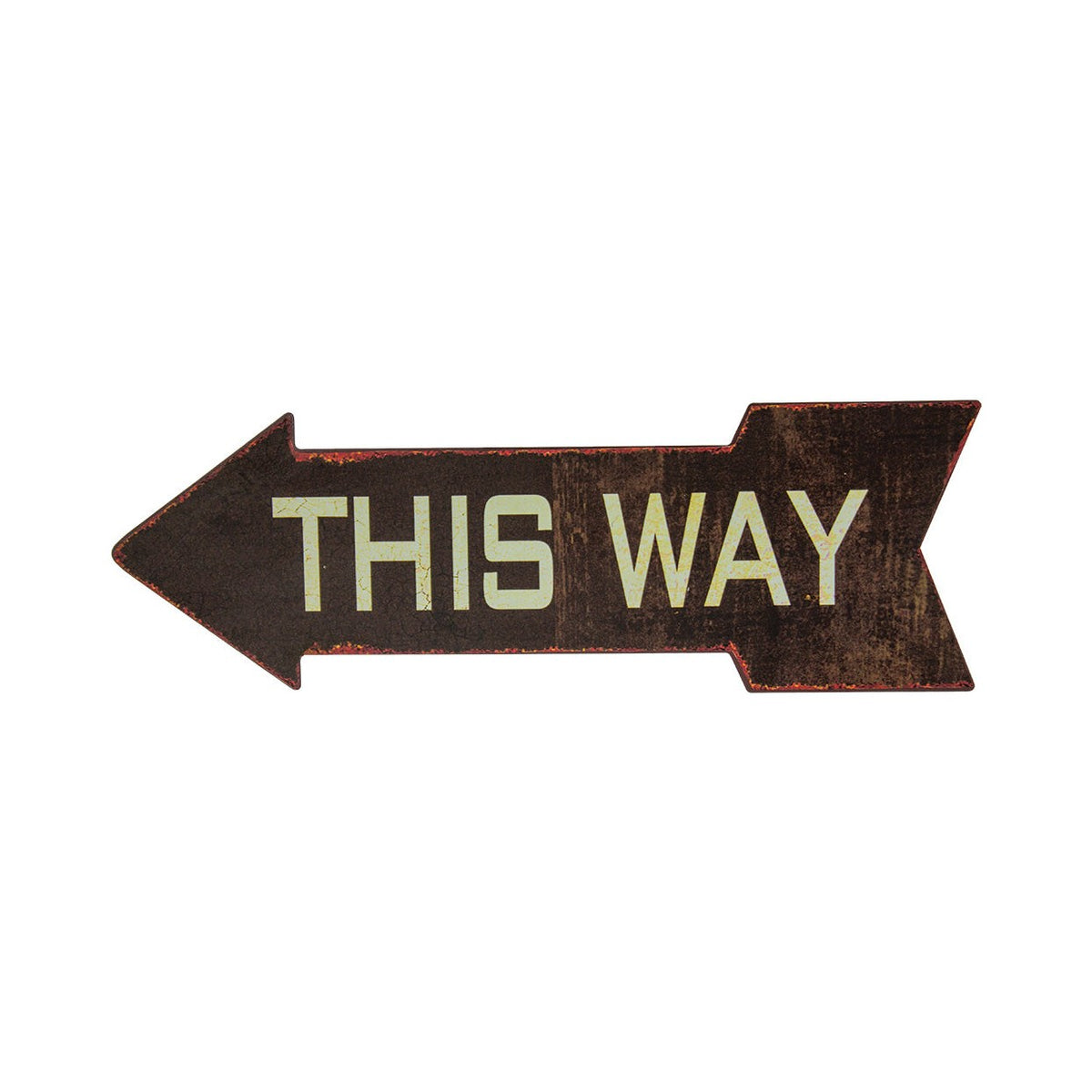 This Way Sign – Tin (Pkg. 4)