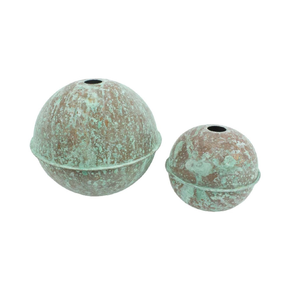 Pr. XL Copper Balls (Verdigris)