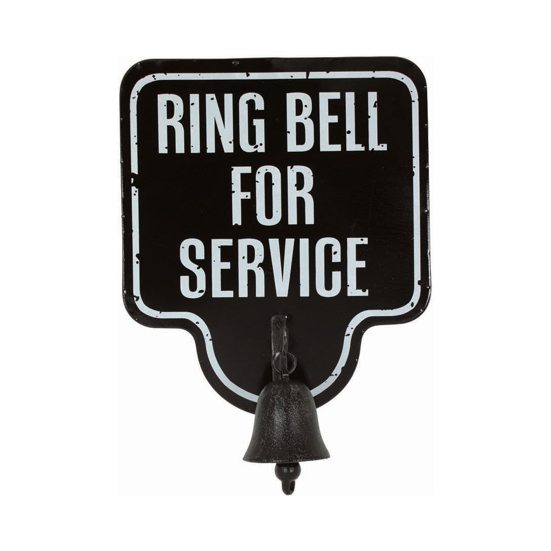 Service Bell Sign – Tin/Cast Iron (Pkg. 2)