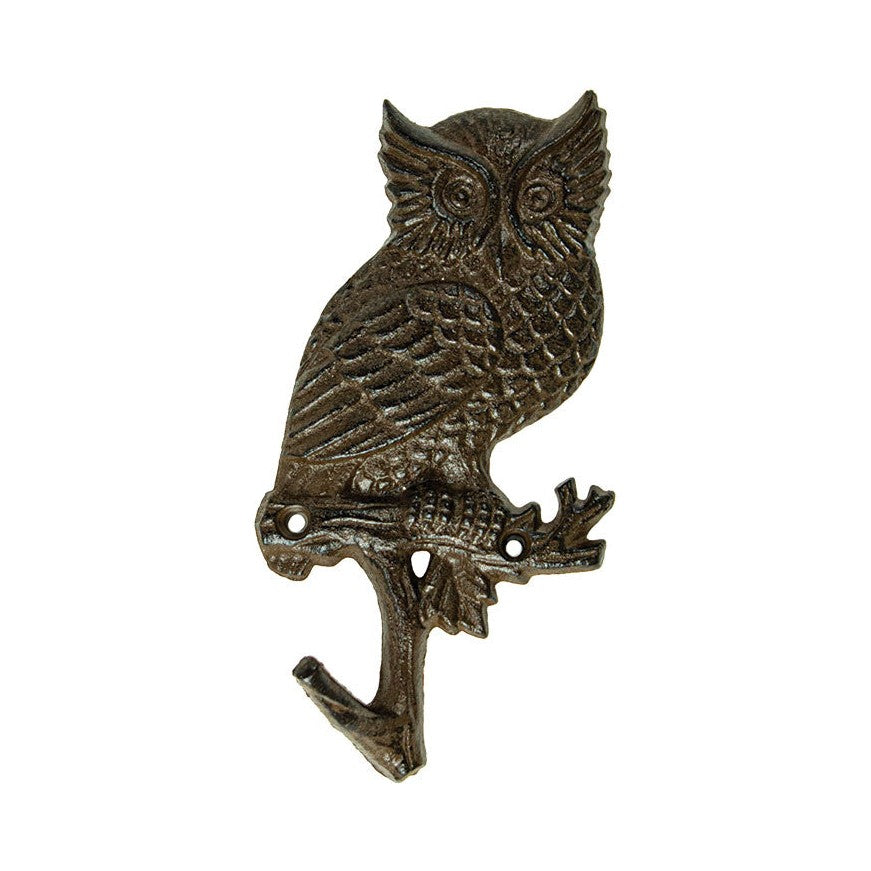 Owl On Branch – Rust w/Black (Pkg. 6)