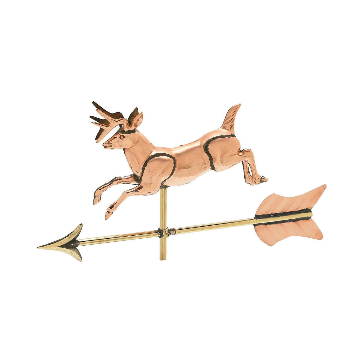 Pol. Cottage 3-D Jumping Deer W/ Arrow