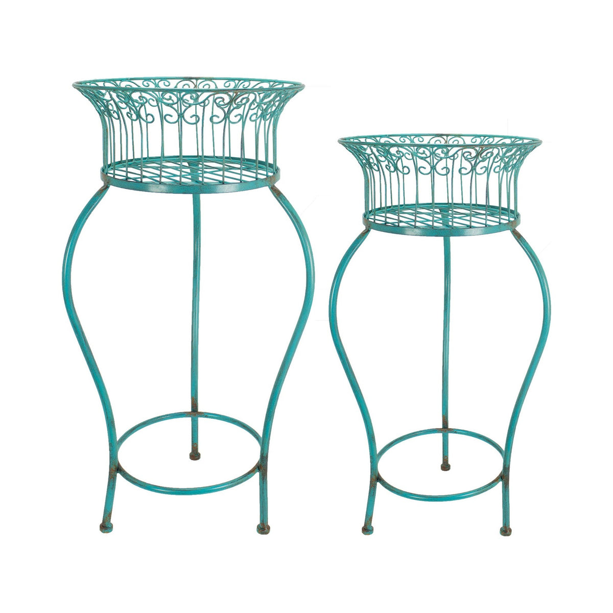 S/2 Plant Stands – Blue (Pkg 2)