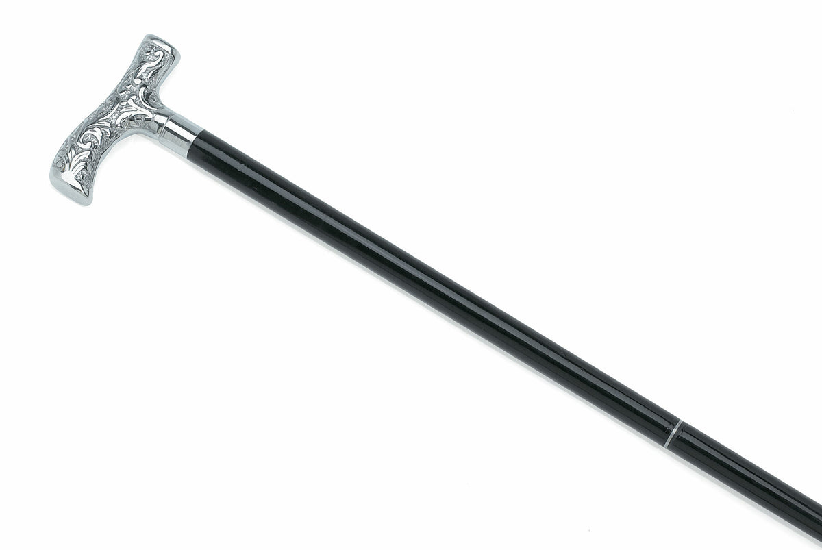 Victorian Walking Stick (Nickel) – 36″ A1063
