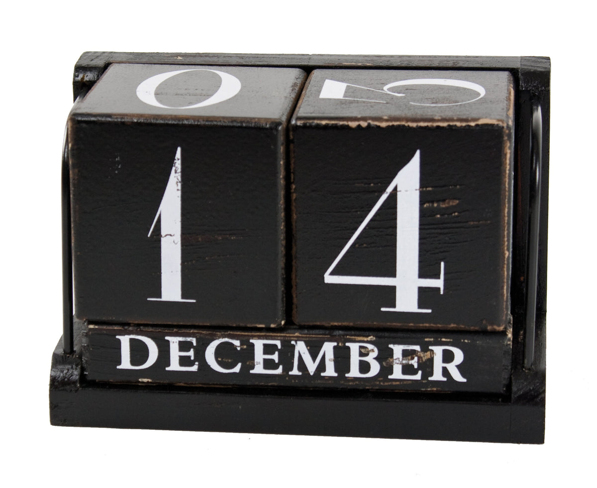 Wooden Block Calendar A1152
