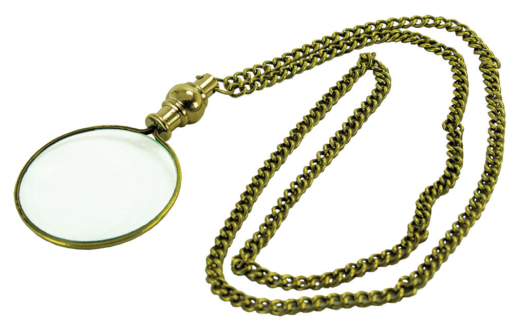 Magnifying Pendant – Polished Brass (Min. 2) UA1484