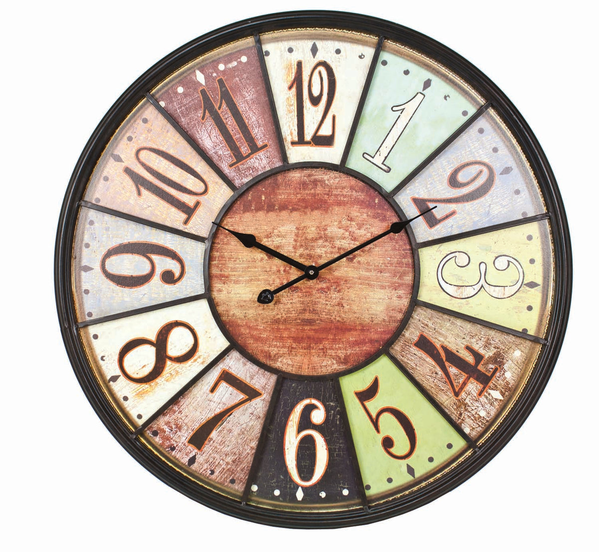 Clock – Wood w/ Iron UW2377