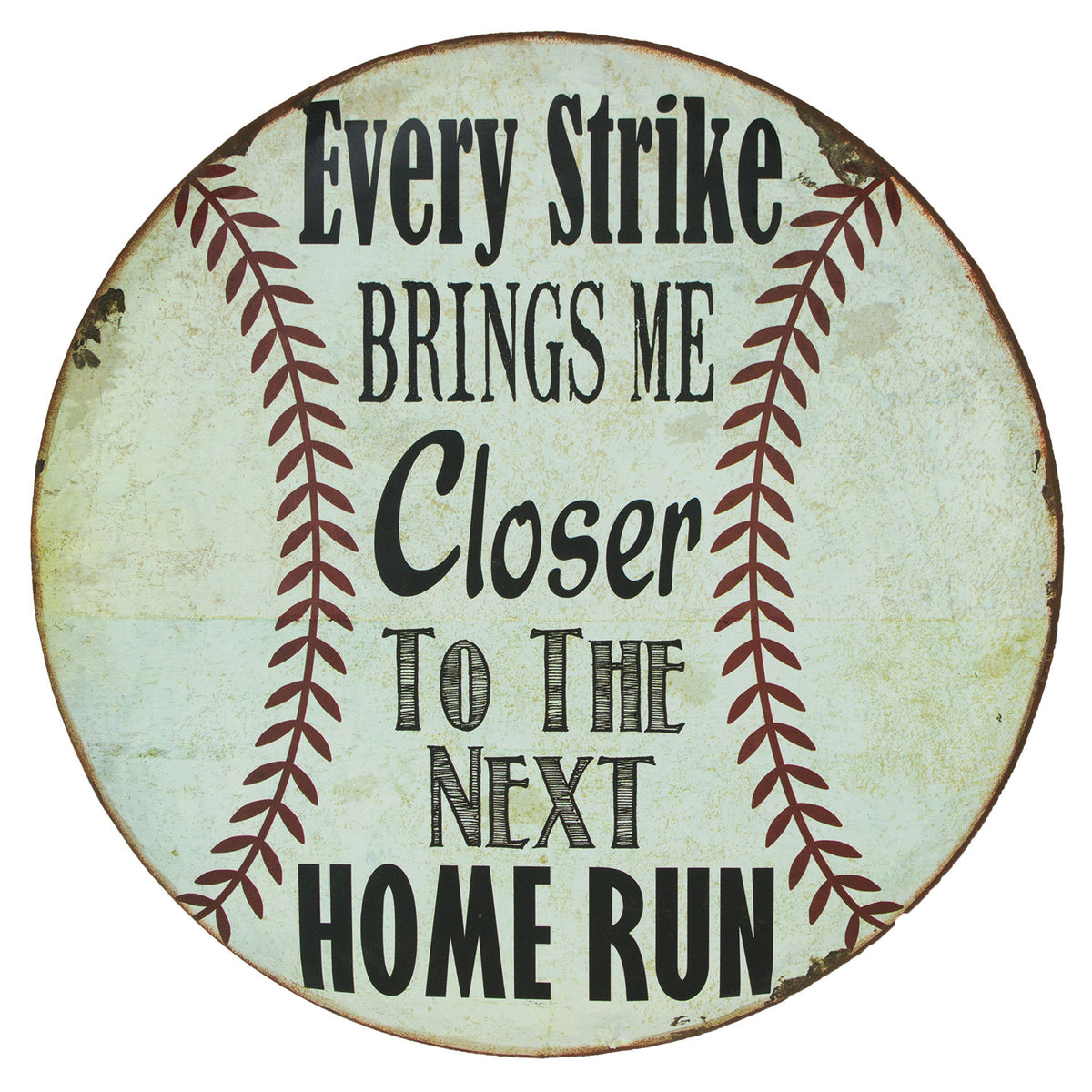 Home Run Baseball Sign UW2477