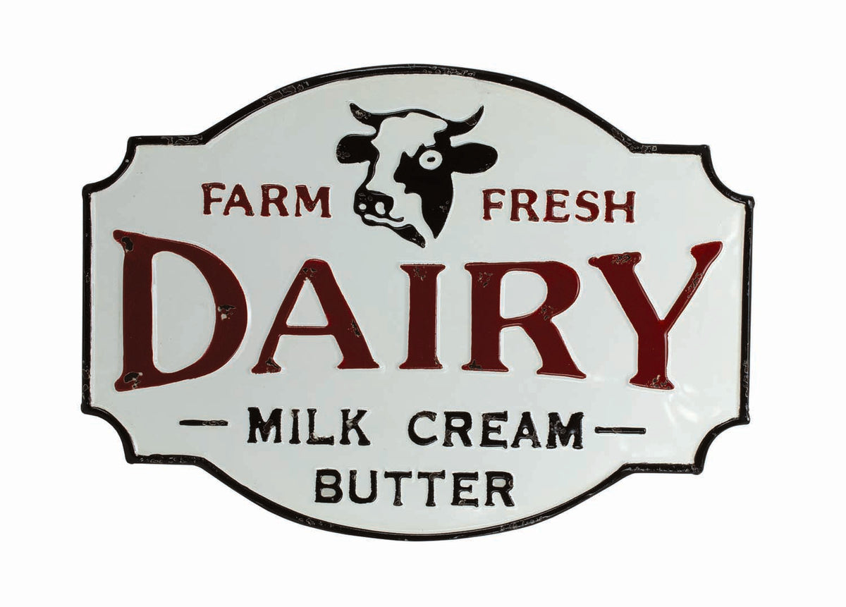 Dairy Sign – Tin (Min. 2) UW6096
