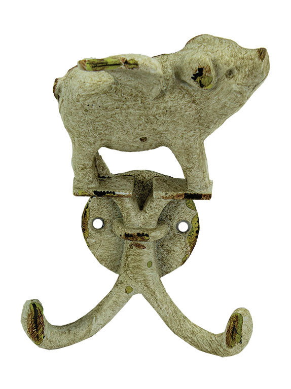 Flying Pig Hook – Antique White (Pkg. 6) ux4717