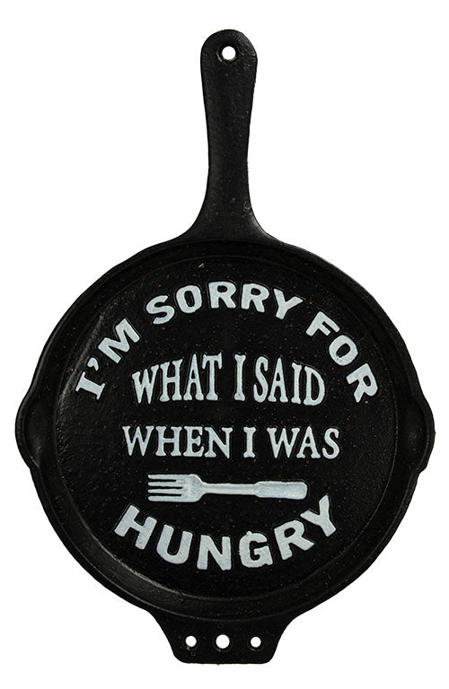 I’m Sorry / Hungry Wall Pan – Iron (Pkg. 2) UX4719