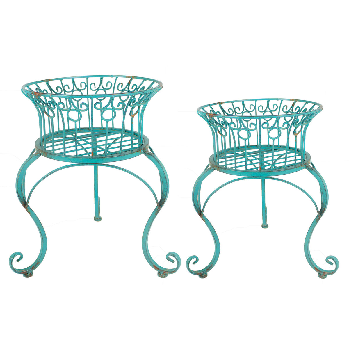 S/2 Planter Stands – Blue (Pkg. 2 sets) UX9192