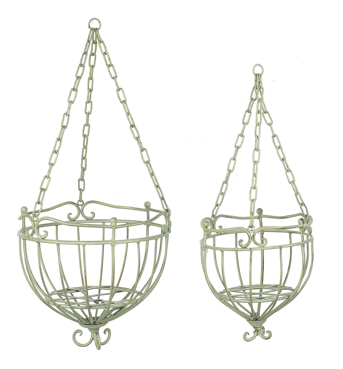 S/2 Hanging Planters – Green X2046