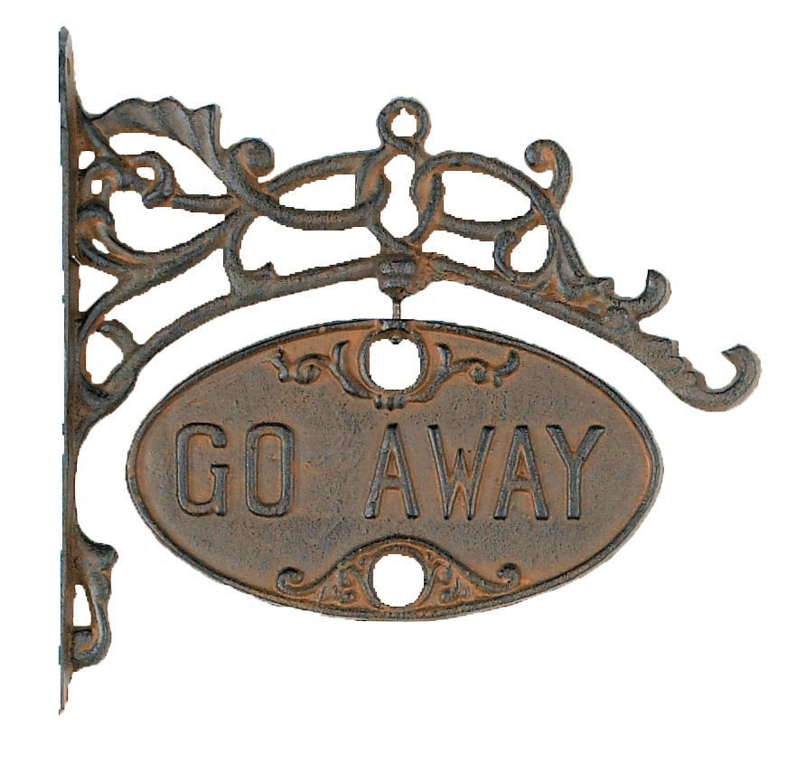 Welcome/ Go Away Sign (Pkg. 4) X2516