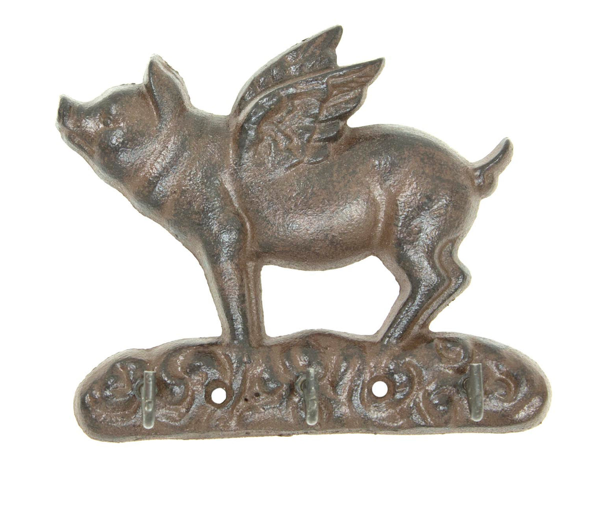 Flying Pig Key Rack (Pkg. 4) X685