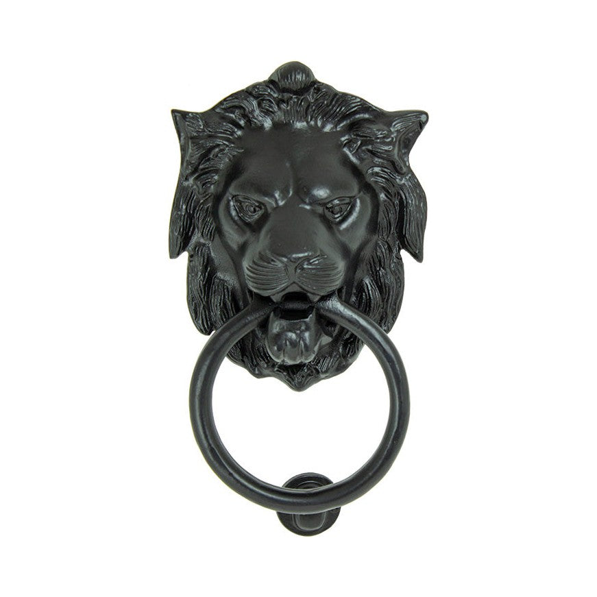 Lion Door Knocker – Black