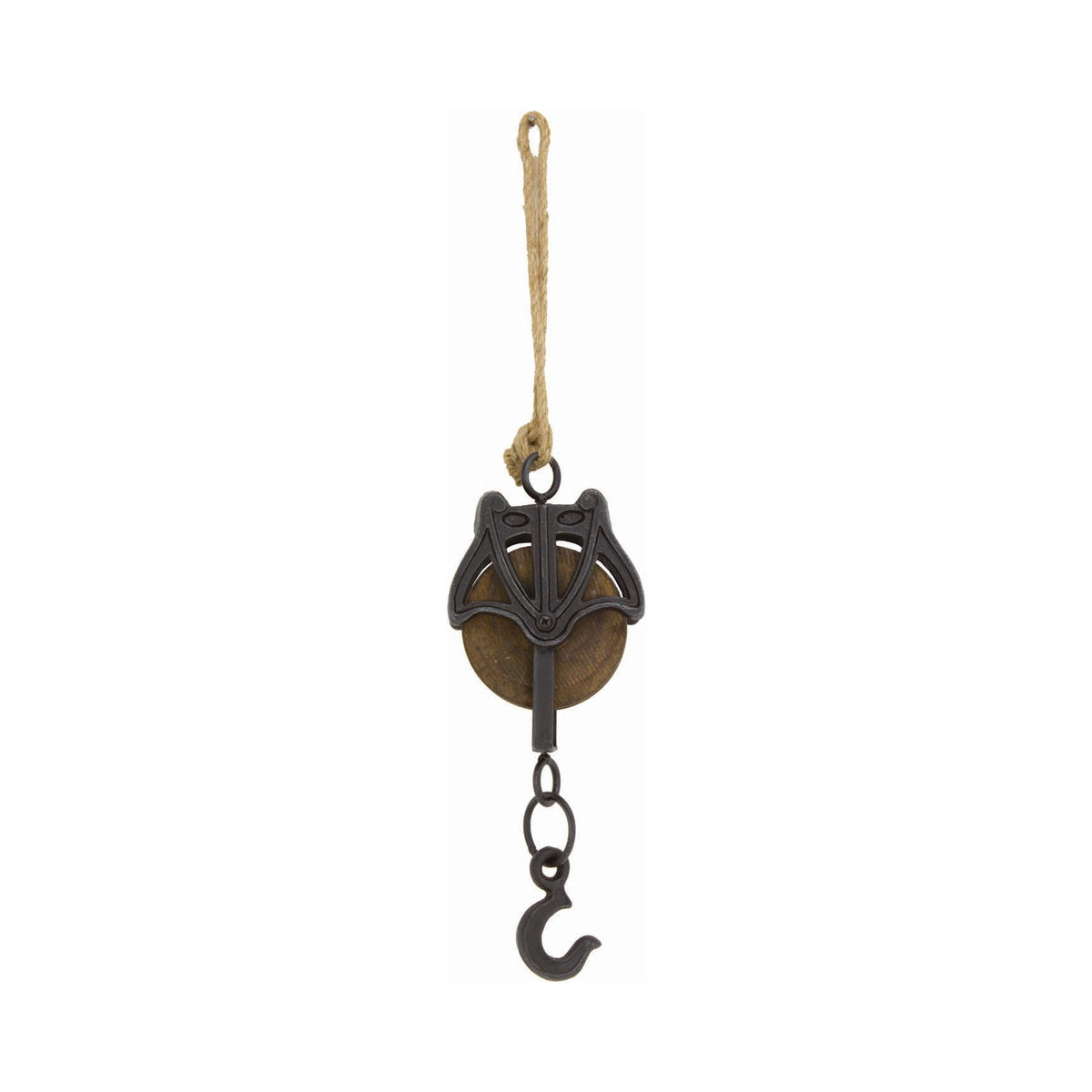 Pulley Iron & Wood Pulley Hook (Pkg. 2)