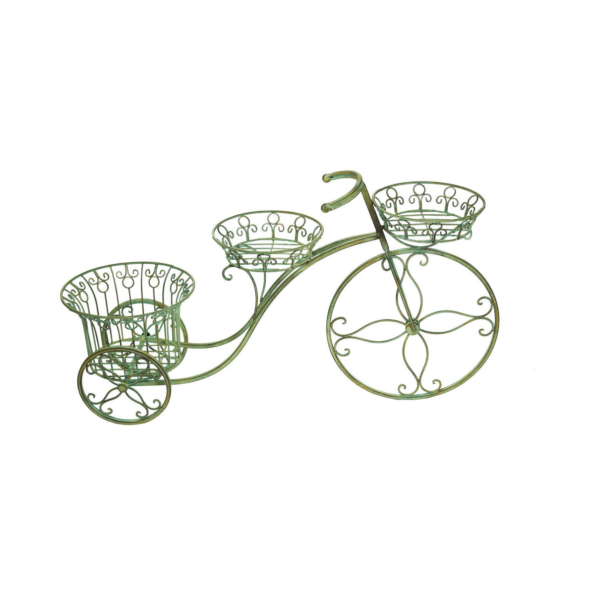 Bicycle Plant Holder – Green (Pkg. 2)