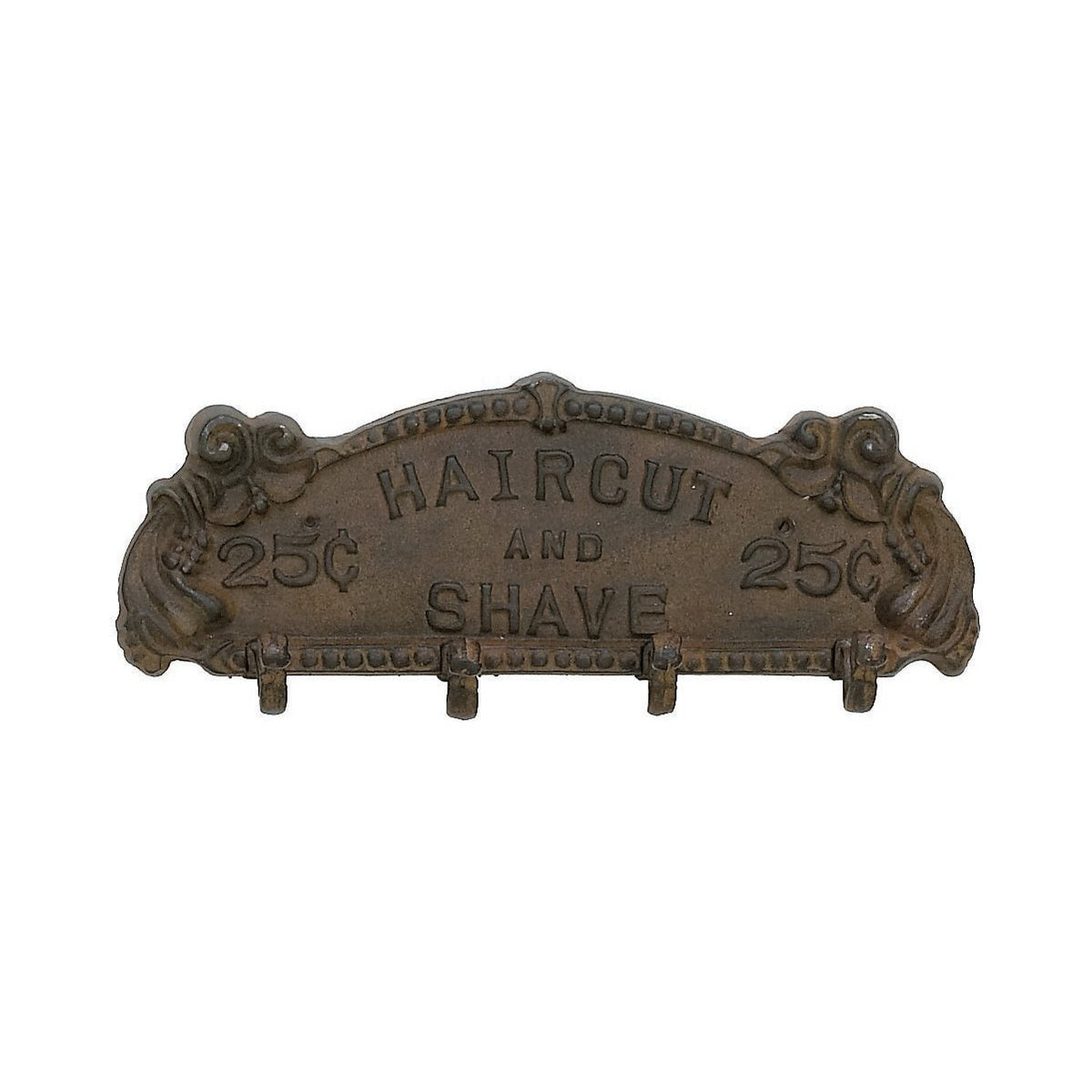 Haircut Rack Sign (Rust) – (Pkg 2)