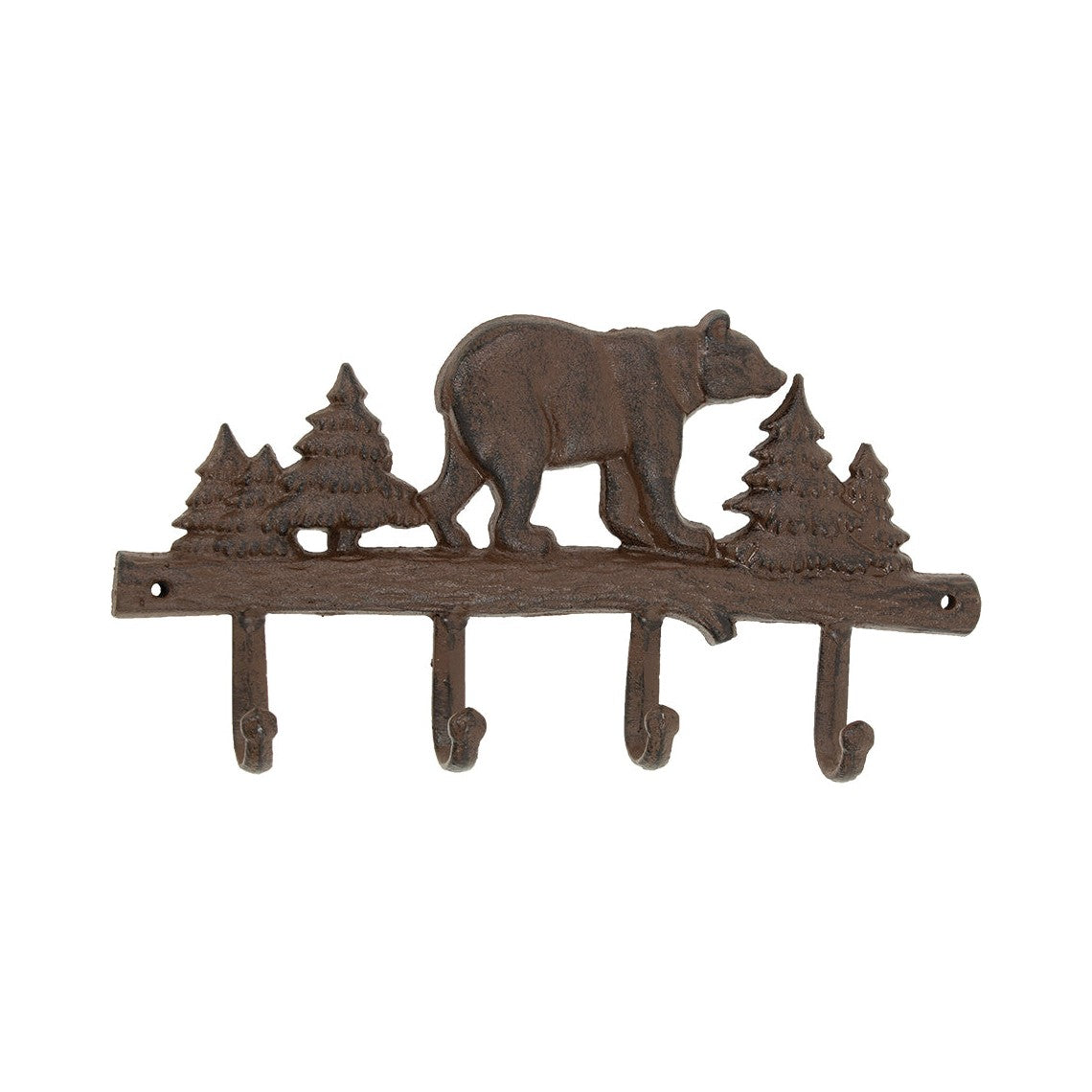 Bear Key Rack – Rust (Pkg. 2)