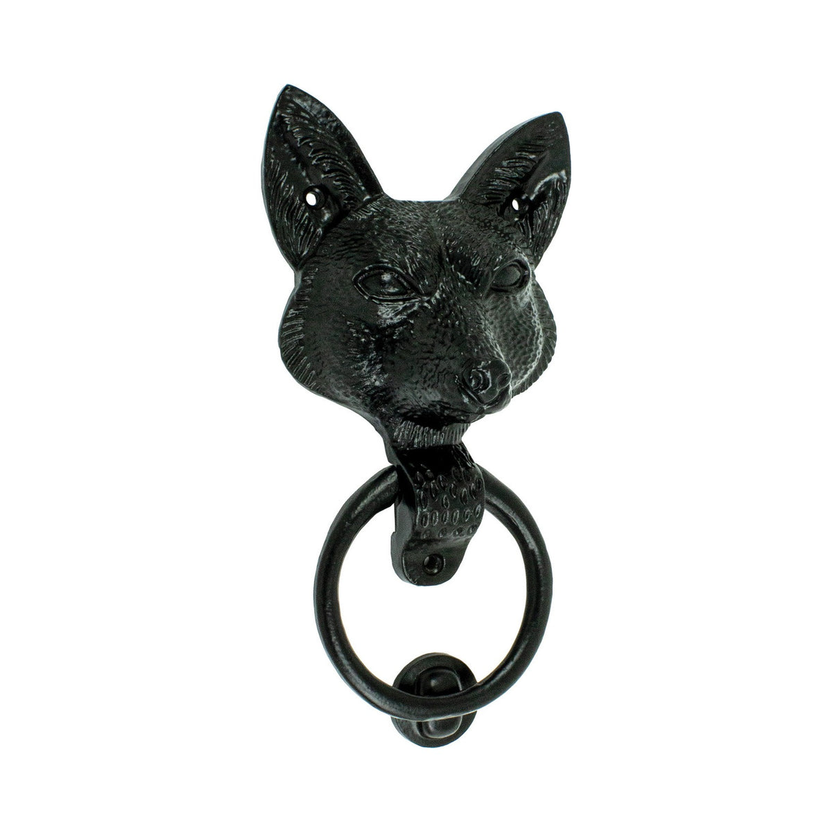 Fox Door Knocker – Black