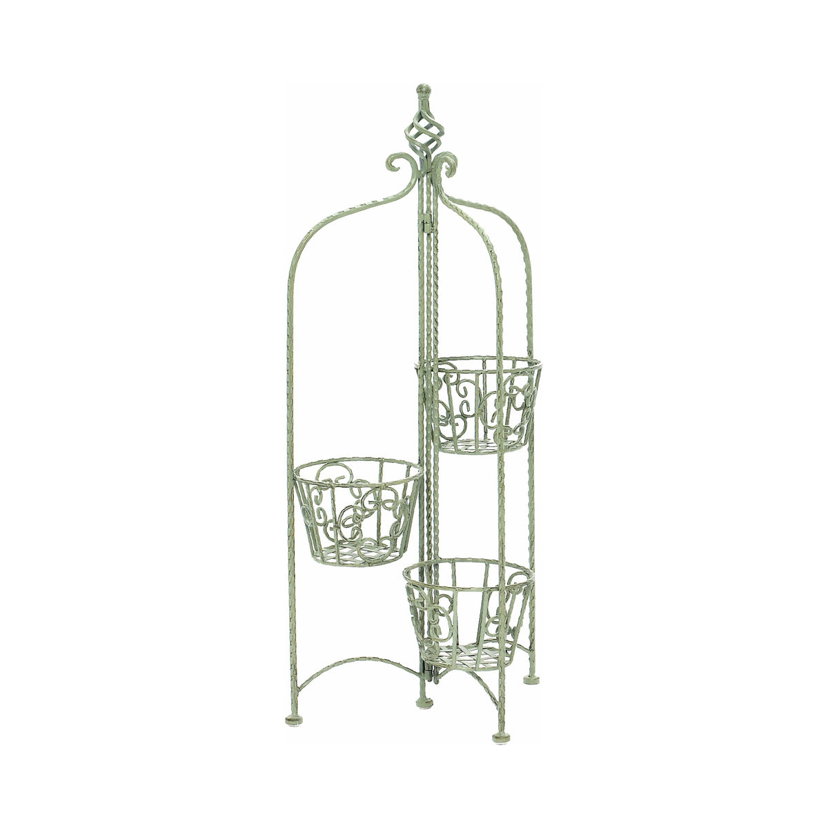 Folding Plant Stand – Green