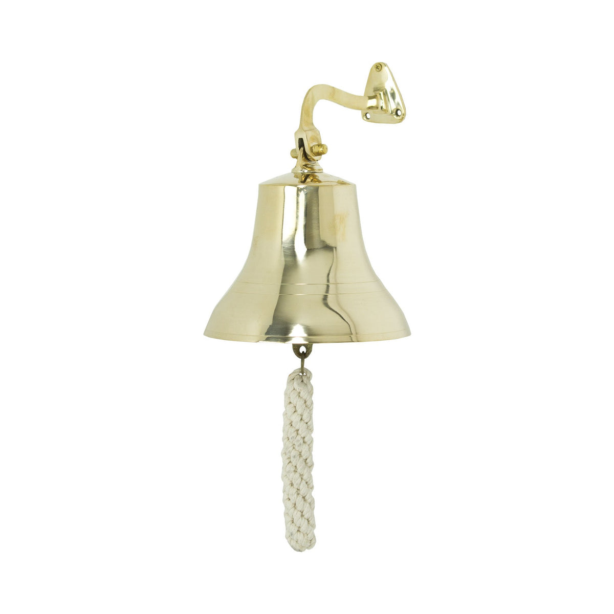 Bell w/Lanyard – Polished Solid Brass