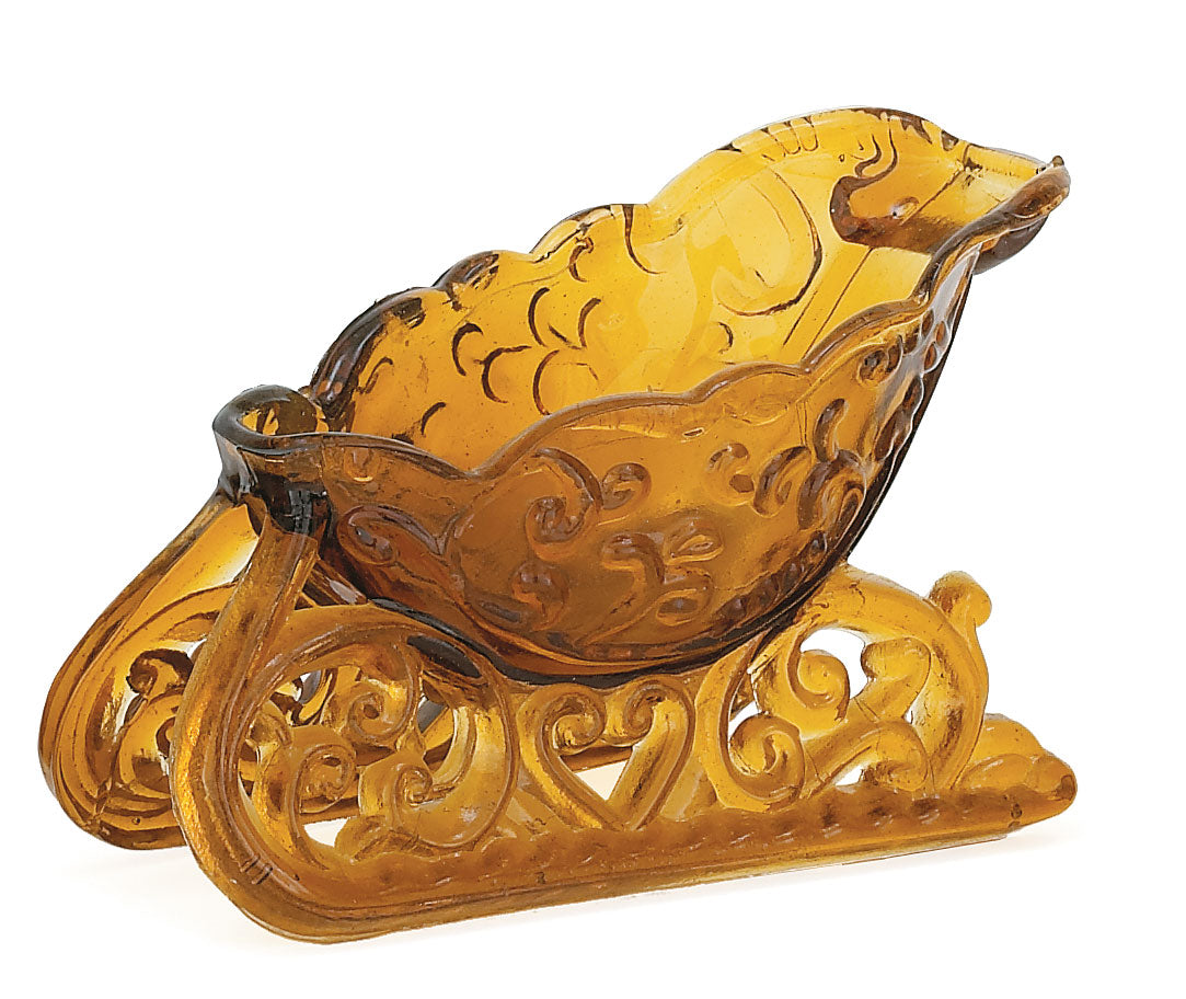 Wine Bottle Sleigh (Amber)