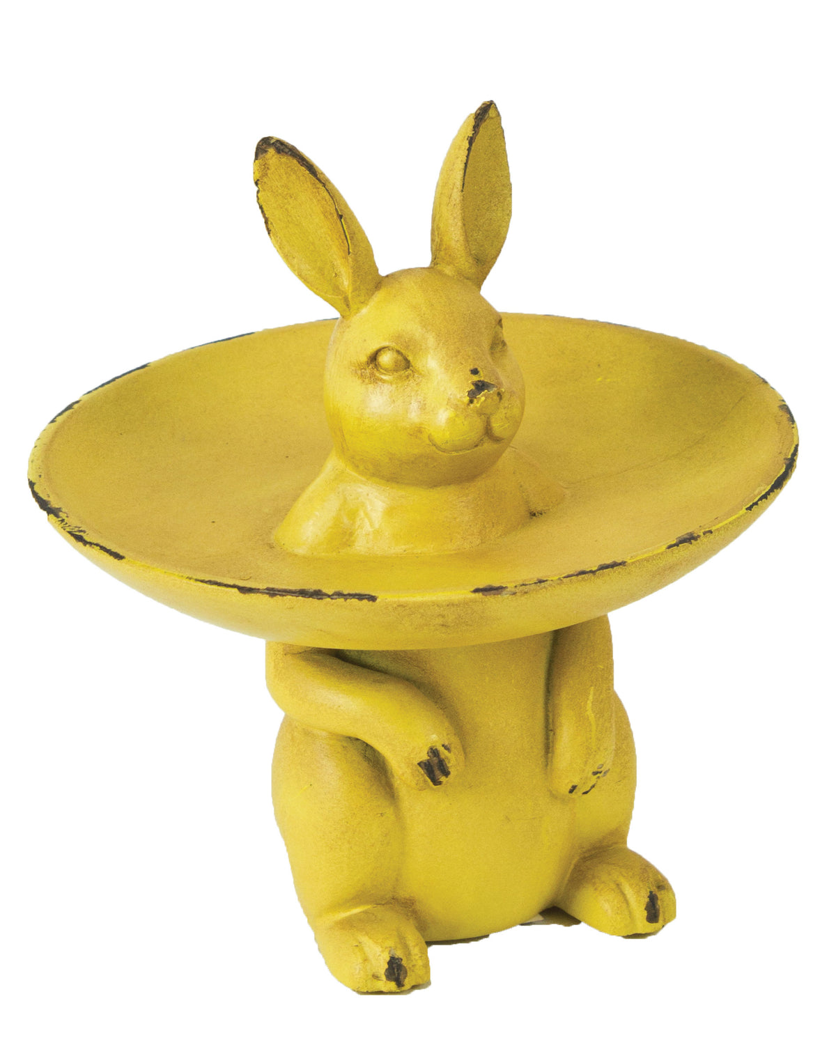 Rabbit Jewerly Holder- Pewter (Yellow) UA1380