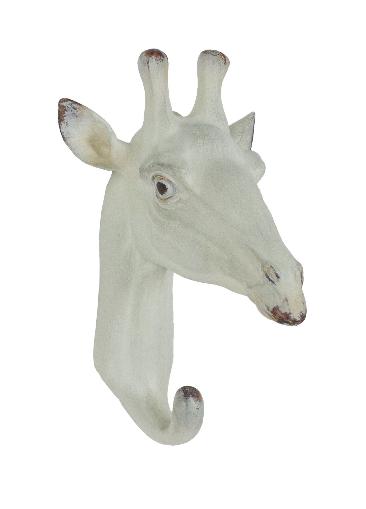 Giraffe Hook  – White – Resin UR135