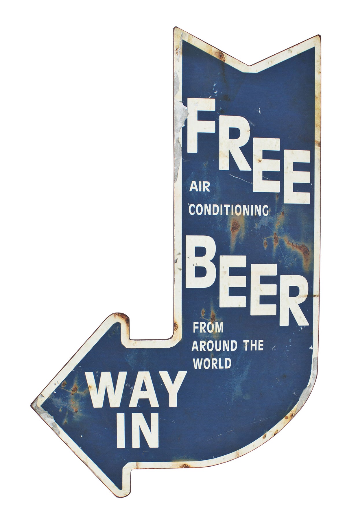 Free Beer Sign – Tin (Pkg. 4) UT915