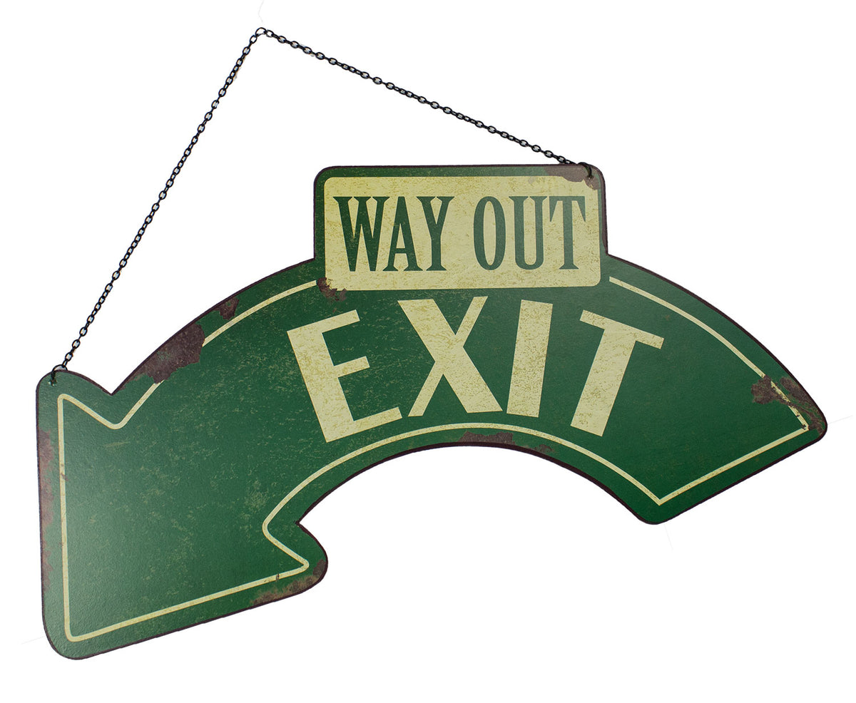 Exit – Tin – Green  (Pkg 4) UT926