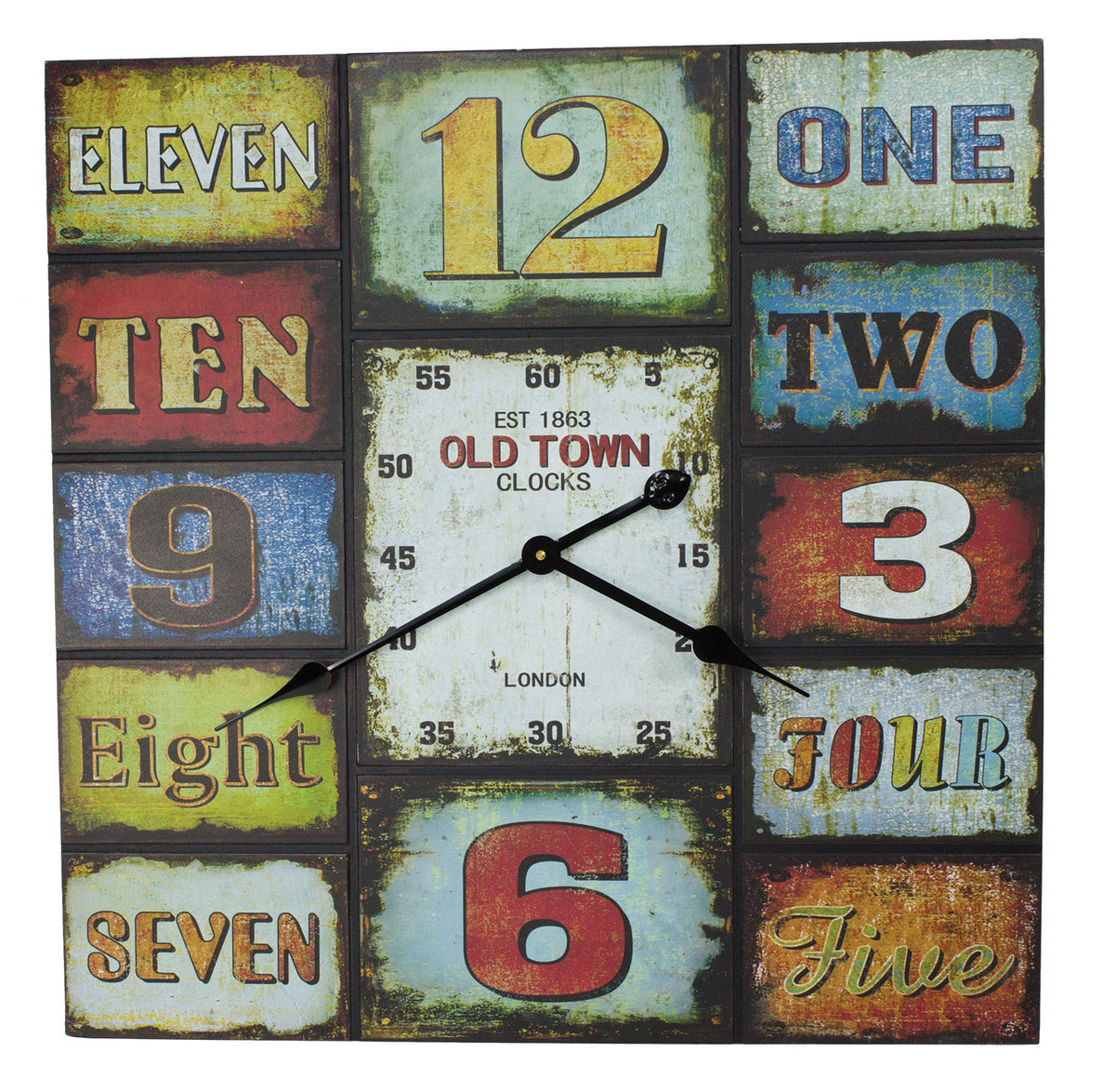 Old Town Clock – Wood UW2421
