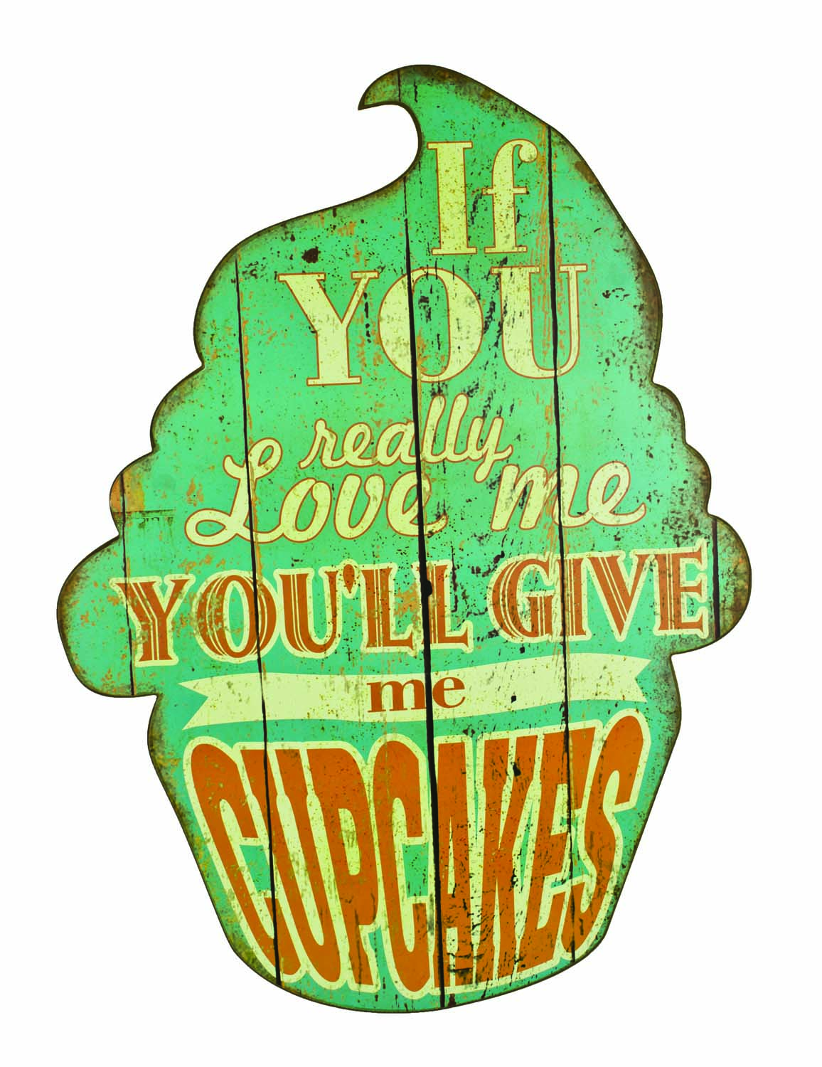 Cupcakes Sign – Wood UW2472