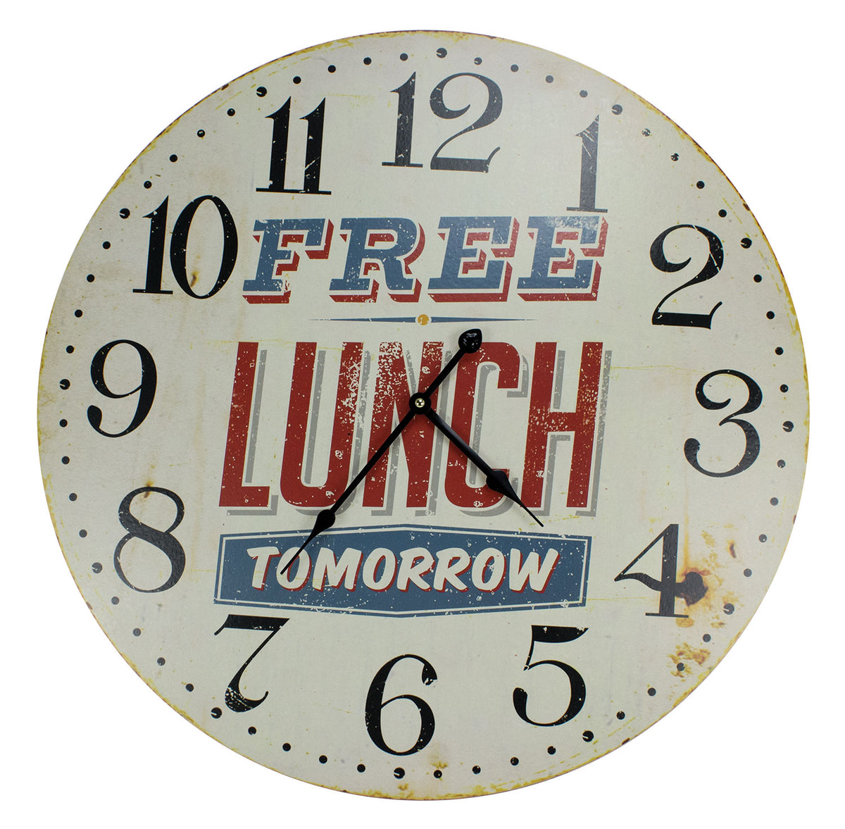 Free Lunch Clock (Min. 2)