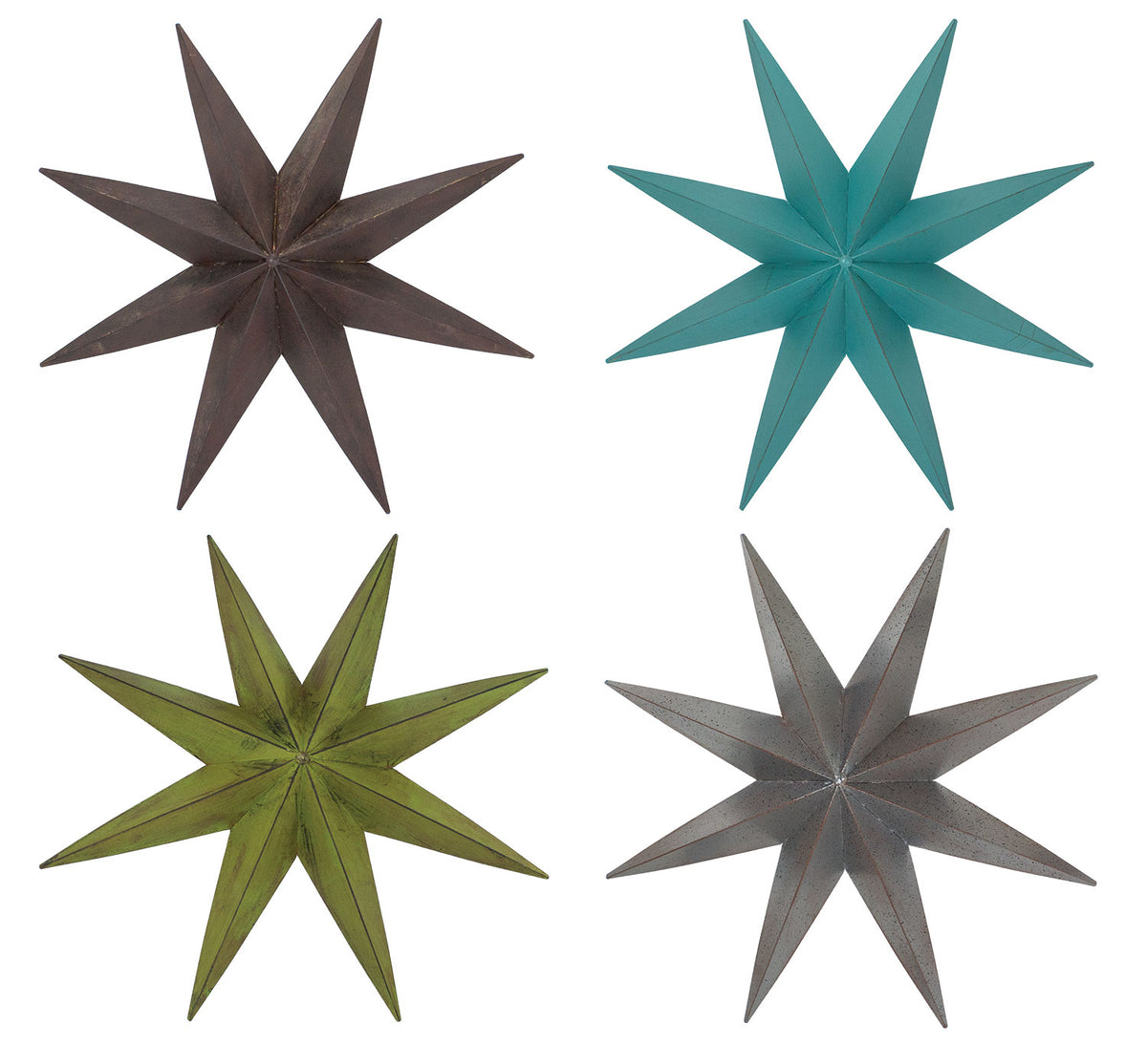Lg. Star-4 Colors (Pkg 4) UW2542