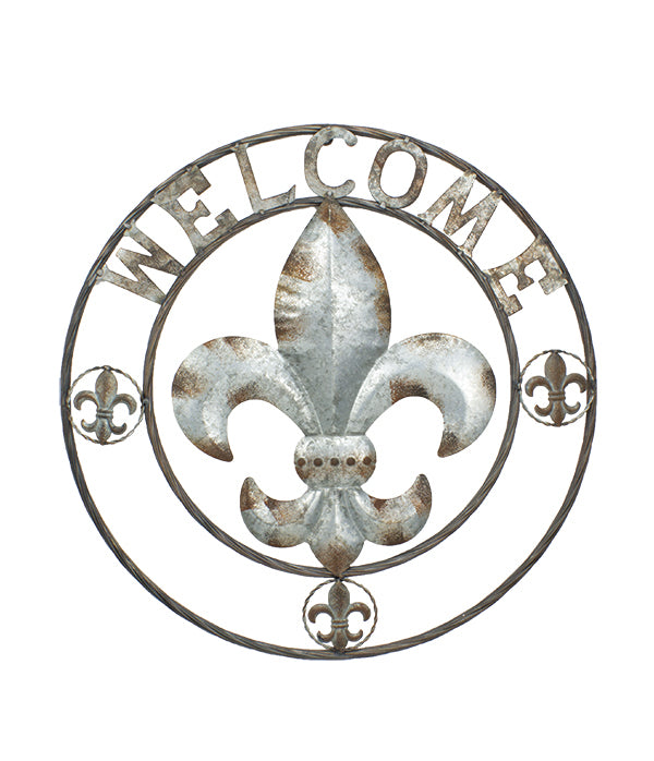 Welcome Fleur-De-Lis (Pkg. 4) UW2585