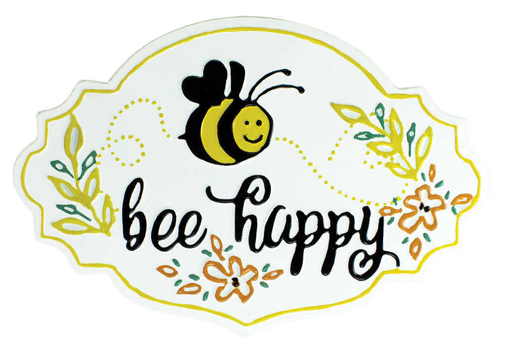 Bee Happy Sign – (Min. 2) UW6212