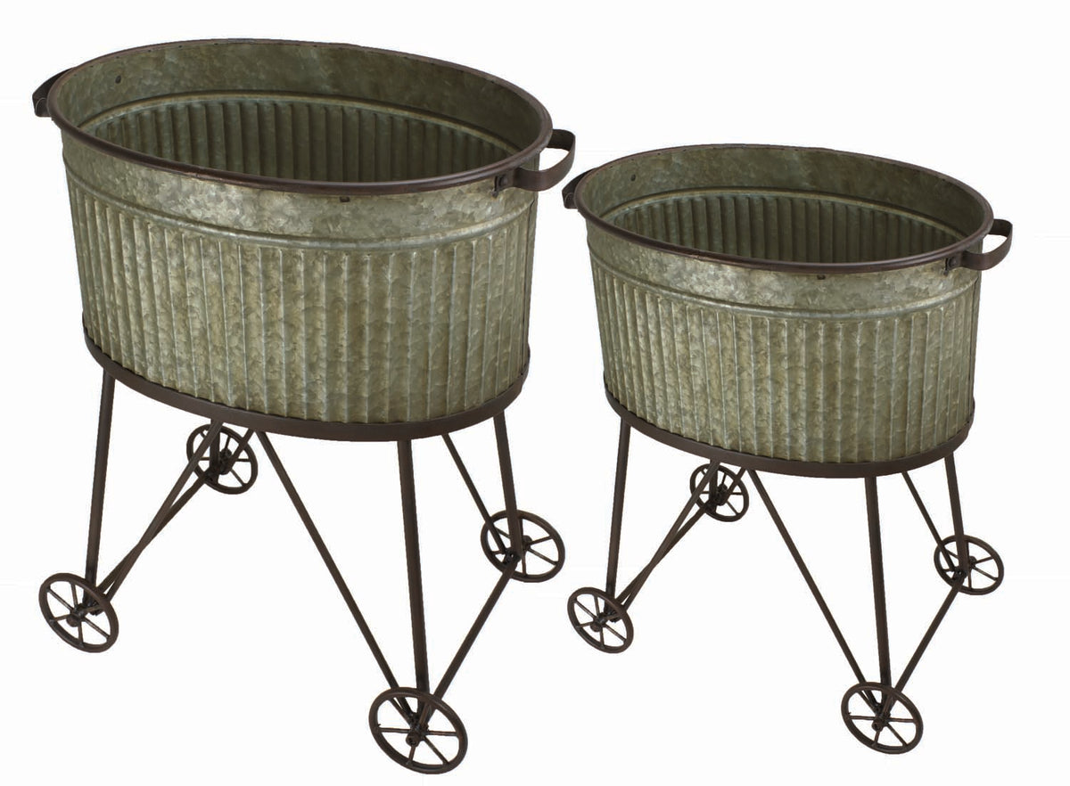 S/2 Tubs On Wheels UW8014
