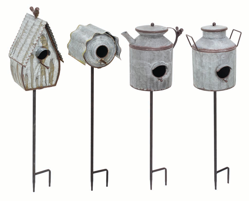 Birdhouse Stake (Pkg. 4) UW8031
