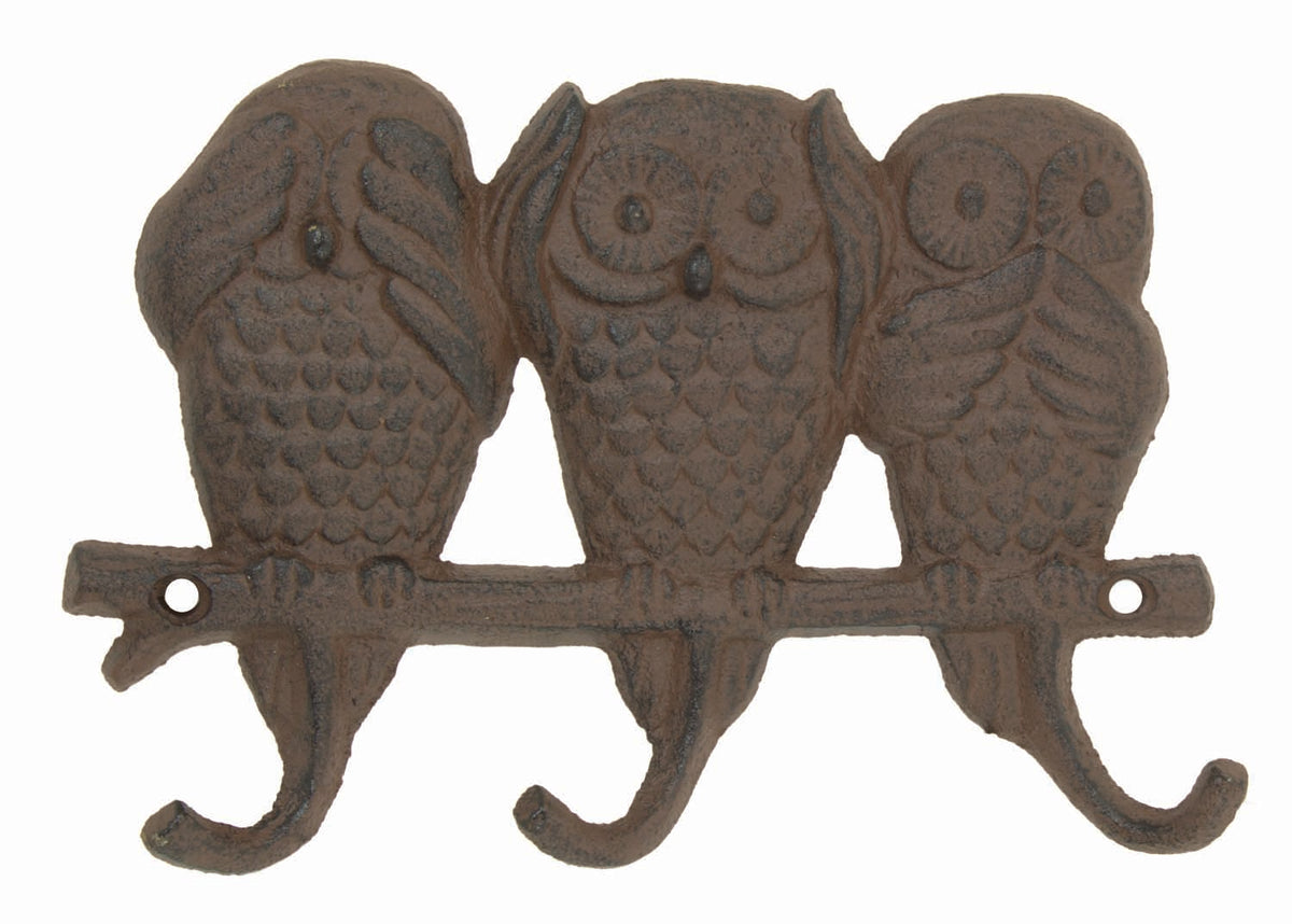 See No – Owl  Key Rack (Pkg. 4) UX4281