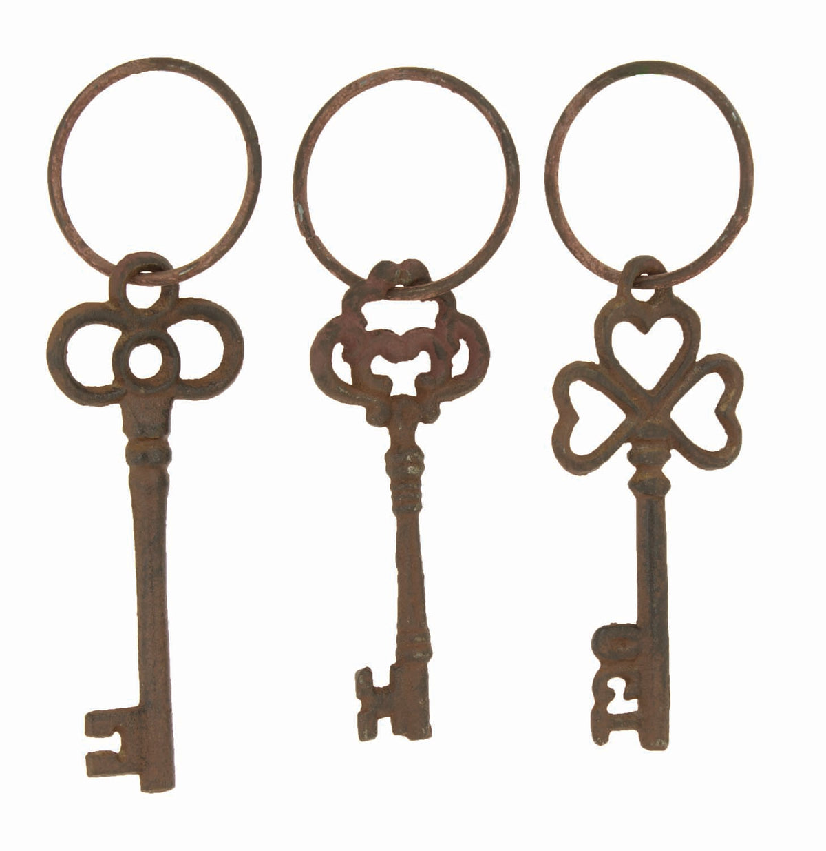 Three Keys W/ Rings (Pkg. 12) UX4312