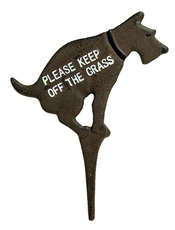 Dog Stake – Keep Off The Grass (Pkg. 4)