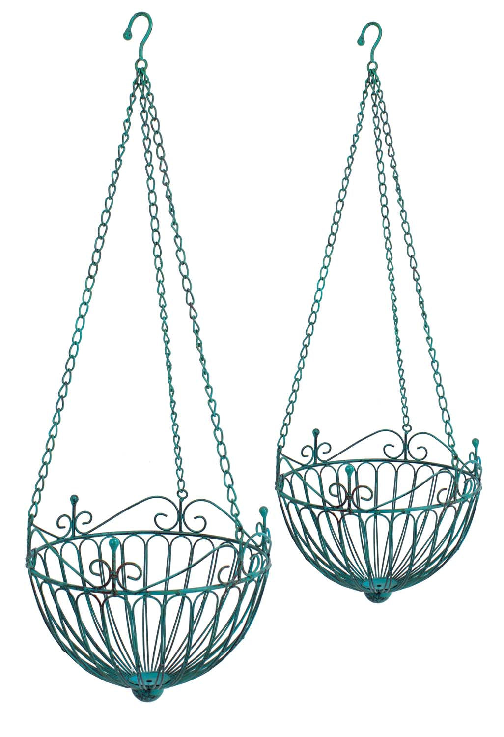 S/2 Hanging Planters – Blue (Pkg. 2 sets) UX9220