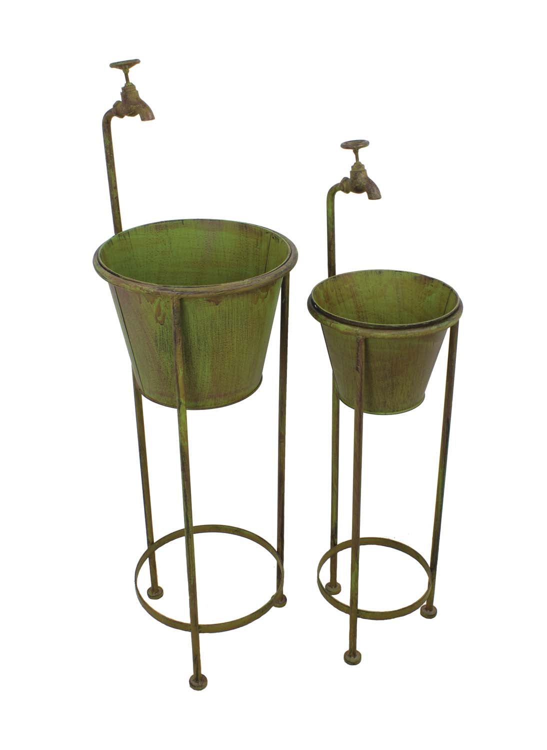 S/2 Faucet Planters UX9233