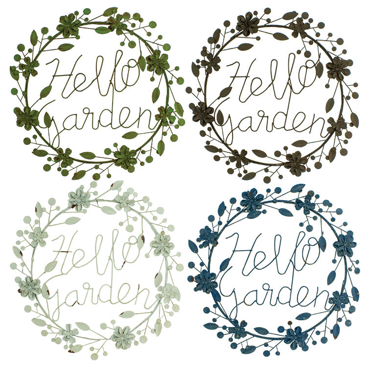 Hello Garden Wreath (Pkg. 4) UX9302