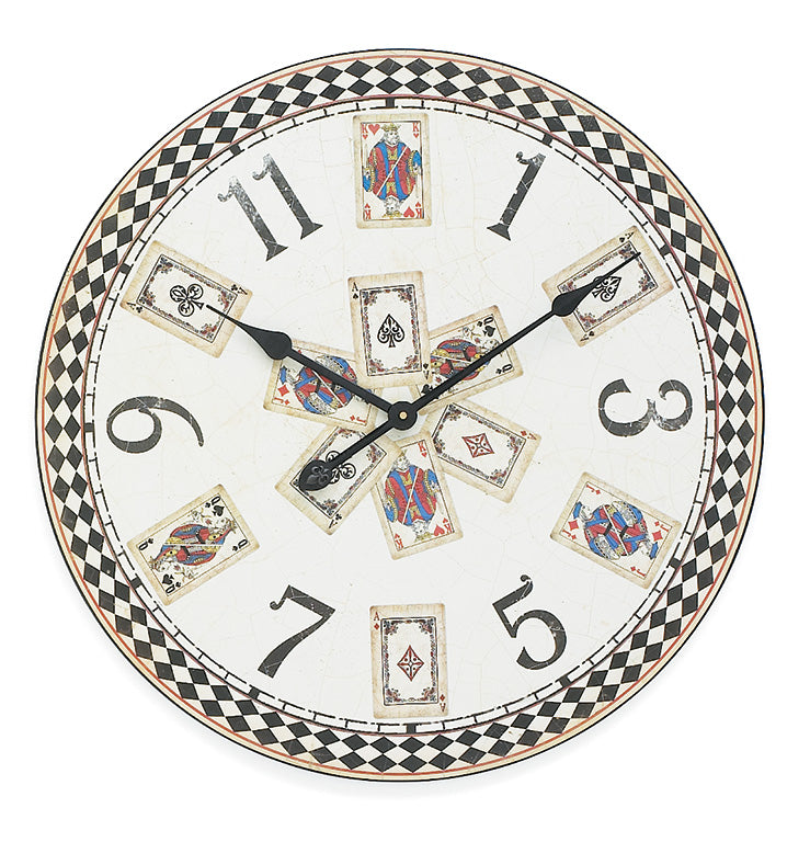 Card Wall Clock – 23″ – W1804